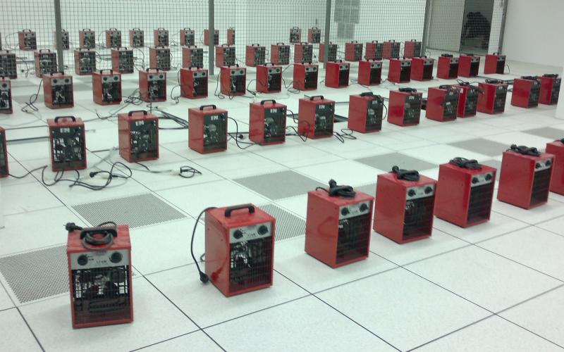simulation de charge dans un nouveau data center